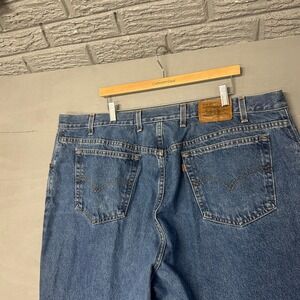 Levi Strauss Loose Fit Mens Jeans Blue Denim W48 L32 Classic Casual Workwear